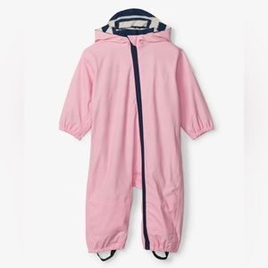 Harley pink terry lined baby rain bundled